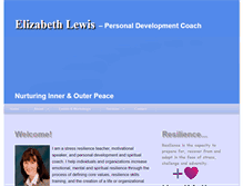 Tablet Screenshot of elizabeth-lewis-coach.com